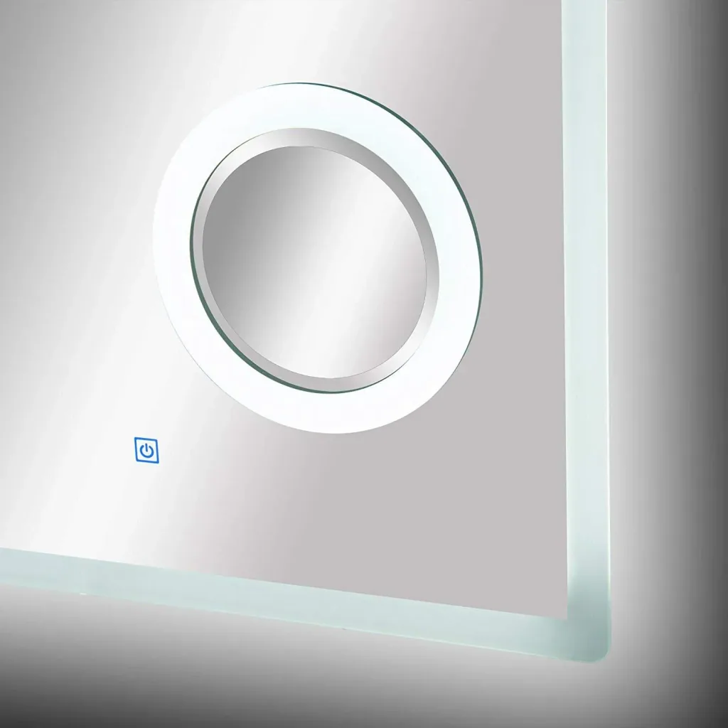 kleankin® LED bathroom mirror lighting 65W 80x60cm