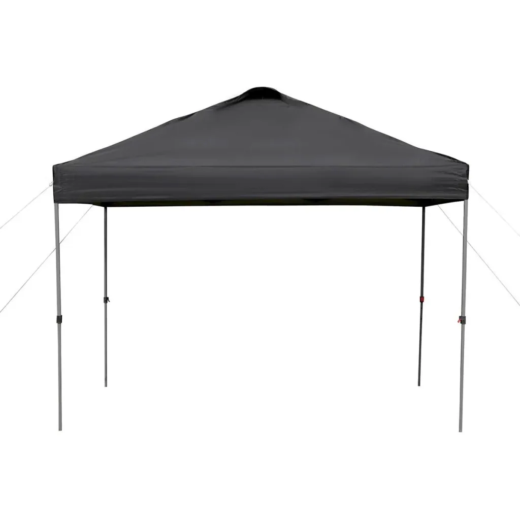 Pop-up gazebo foldable black