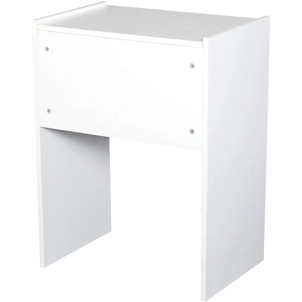 Dressing table cosmetic table with stool white 60 x 40 x 79cm