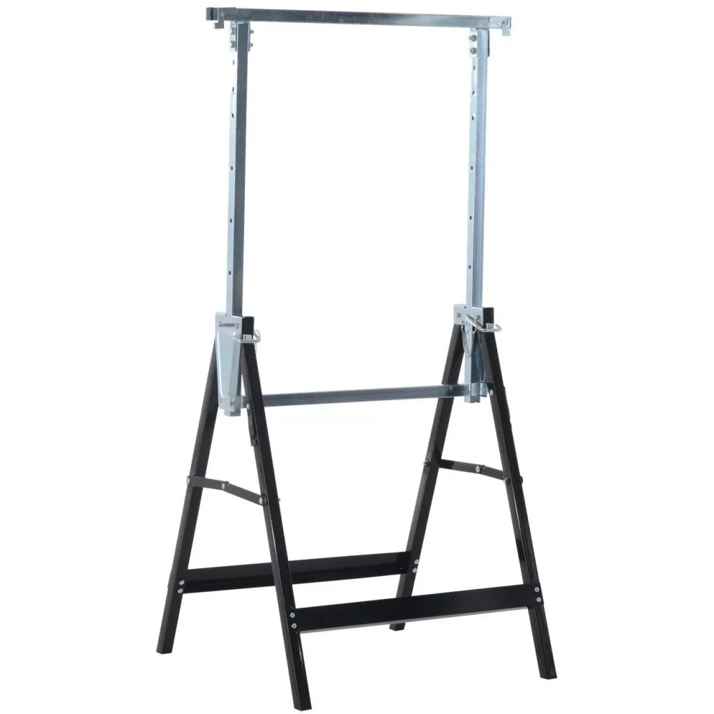2 x scaffolding trestle folding trestle steel black