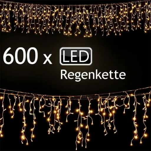 Christmas lights 20M 600 LEDs for indoor and outdoor use