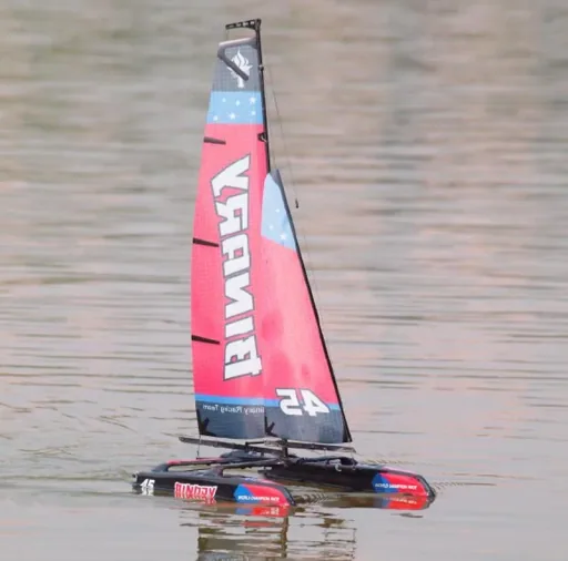 Binary Mini Catamaran Segelboot 2.4G RTR rot