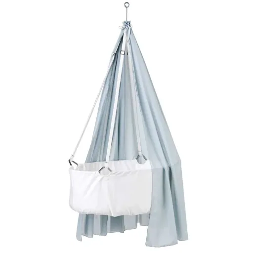 Leander babywieg beige wit