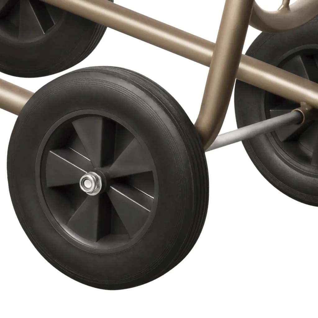 Deluxe hose trolley with cover