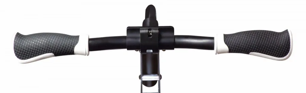 Aluminum scooter with front suspension, folding mechanism, 205 mm, ABEC 7, height adjustable, black