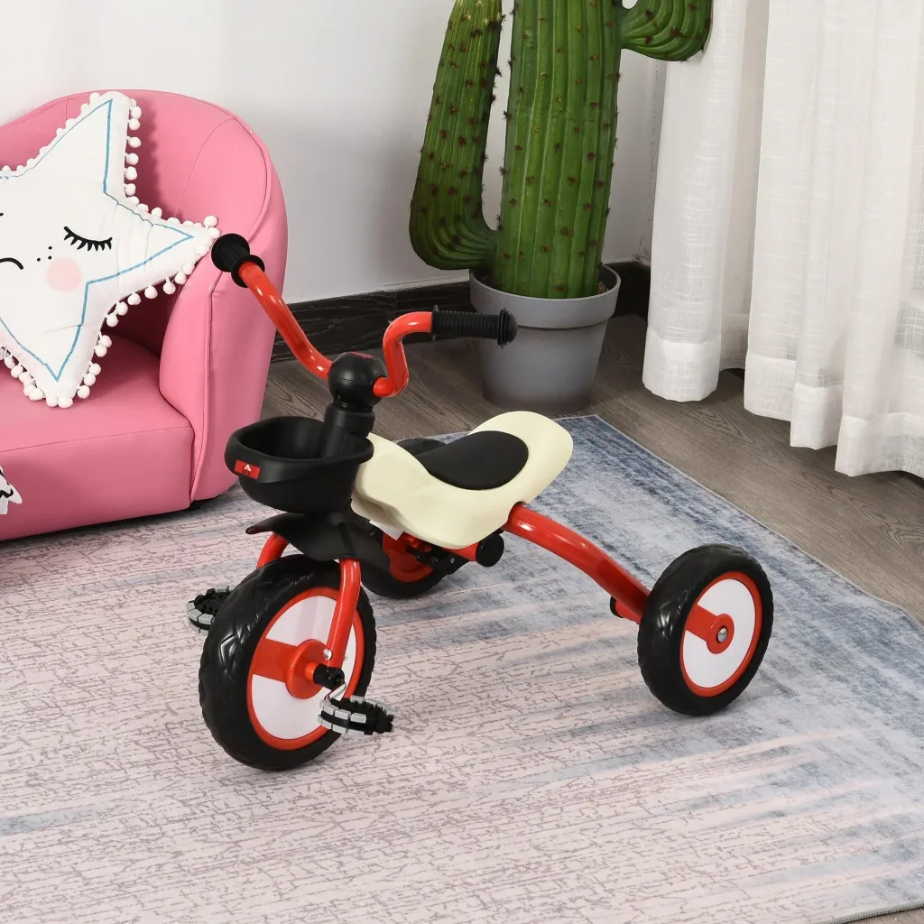 Children's tricycle with basket