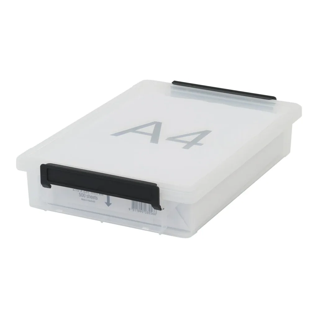 Connectable storage box A4, set of 3