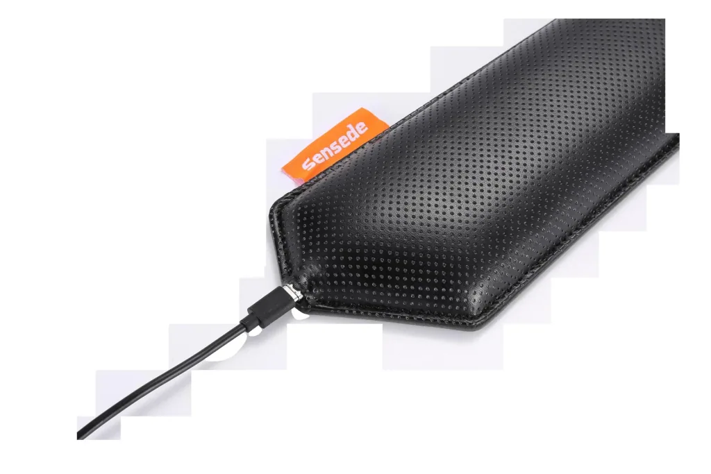 Heated ergonomic keyboard wrist rest