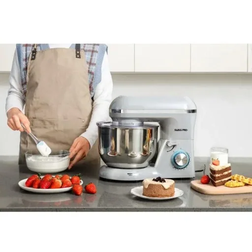 NL Powerful Food Processor - 1500W - 6L - Stainless Steel