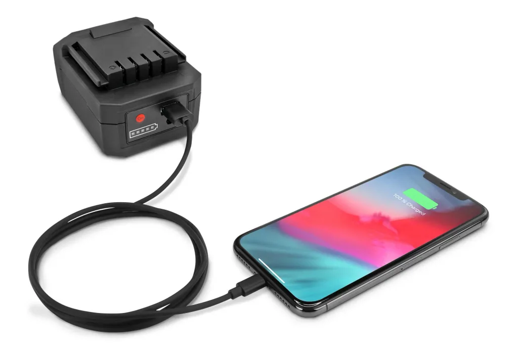 LED battery-powered handheld spotlight 60 watts