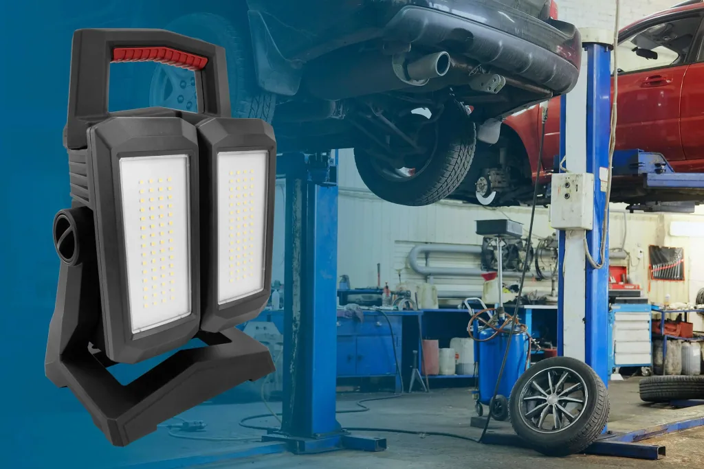 LED battery-powered handheld spotlight 60 watts