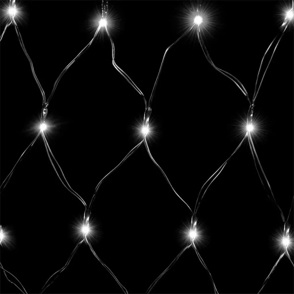 Light chain cold white 100 LEDs 120x120cm