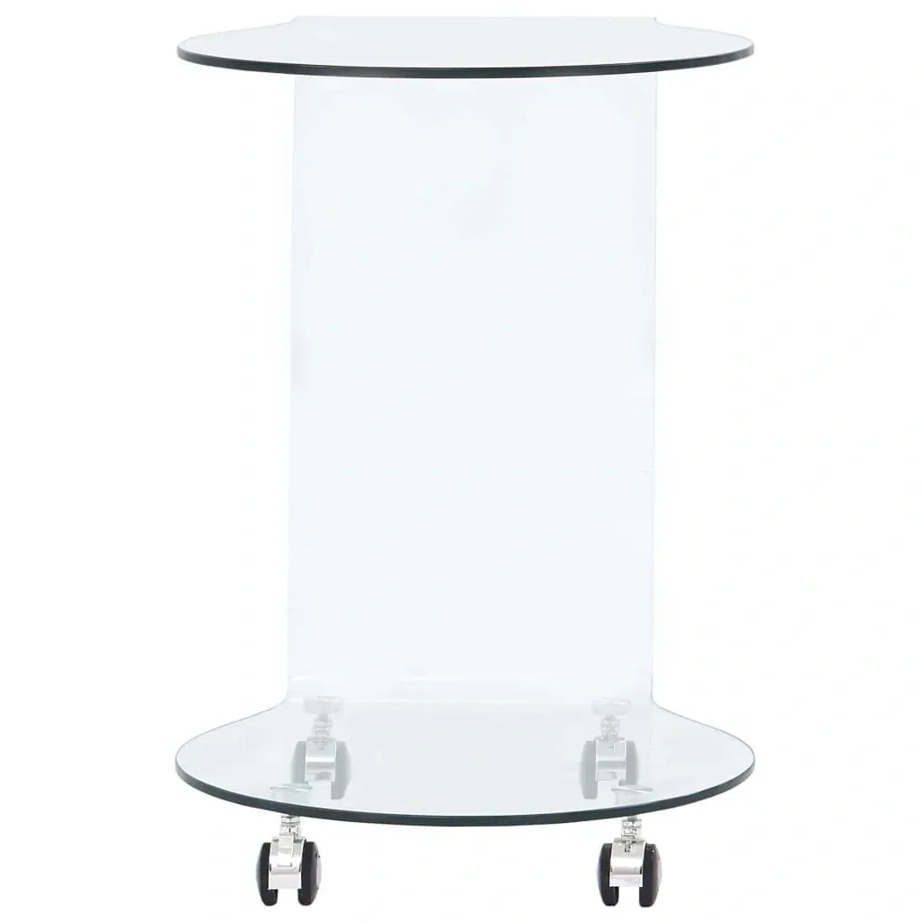 Coffee table 45x40x58 cm tempered glass