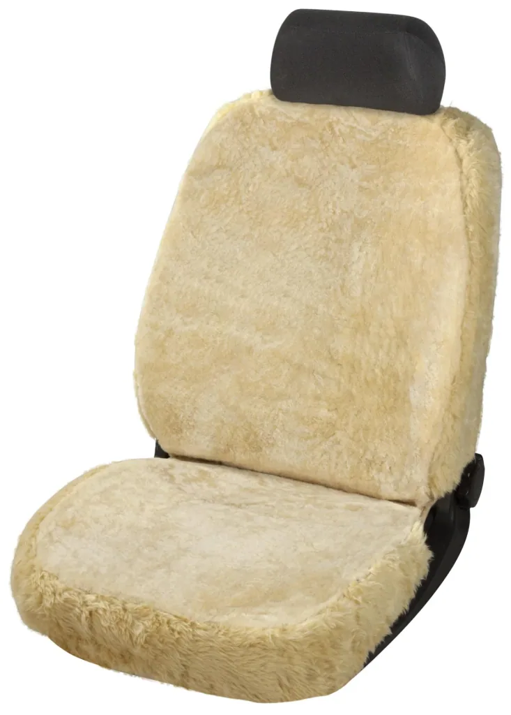 Lambskin seat cover Trish, beige