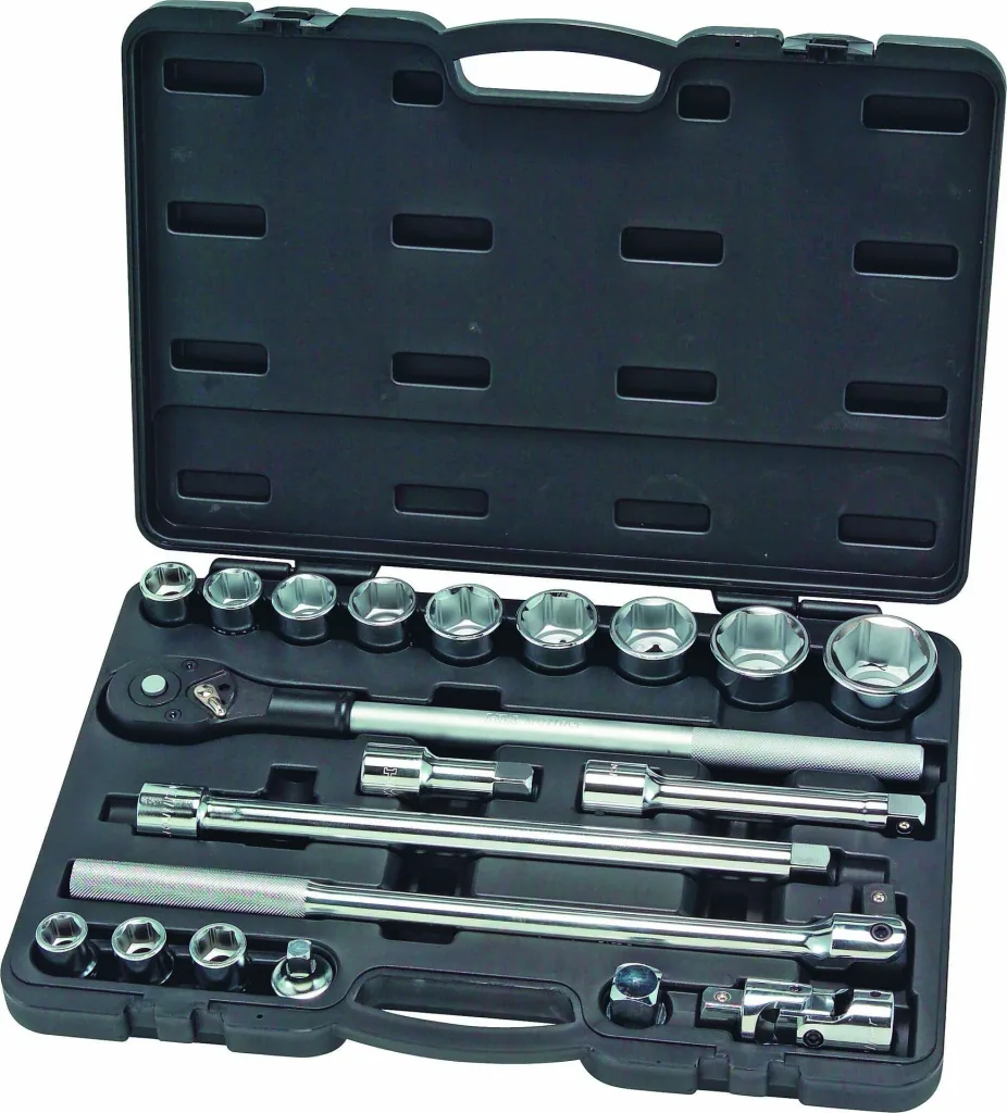 20-piece socket set, 3/4", 19-50 mm