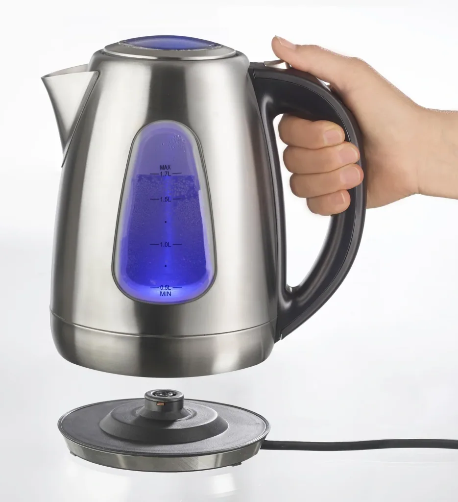 Kettle Vario, 1.7 L with temperature selection, stainless steel