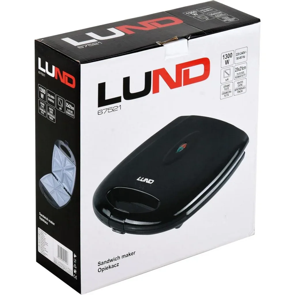 Toaster - 4 toasts at once - 1300W - Non-stick coating