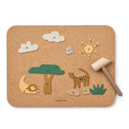 Liewood houten speelgoed, prikbord – Esteban, Allen samen/Sandy