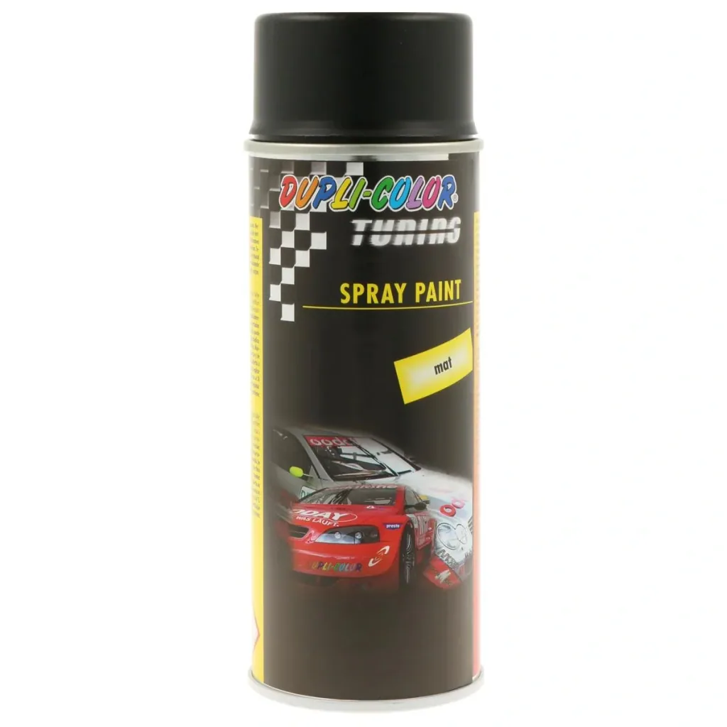 Spray paint can "SPRAY PAINT", color black matt, 400 ml