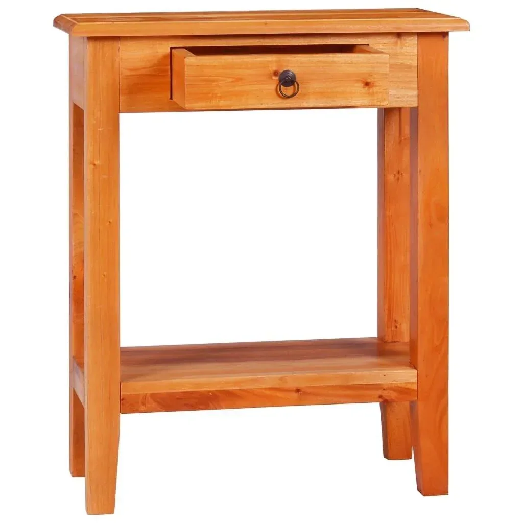 Wall table 60x30x75 cm solid mahogany