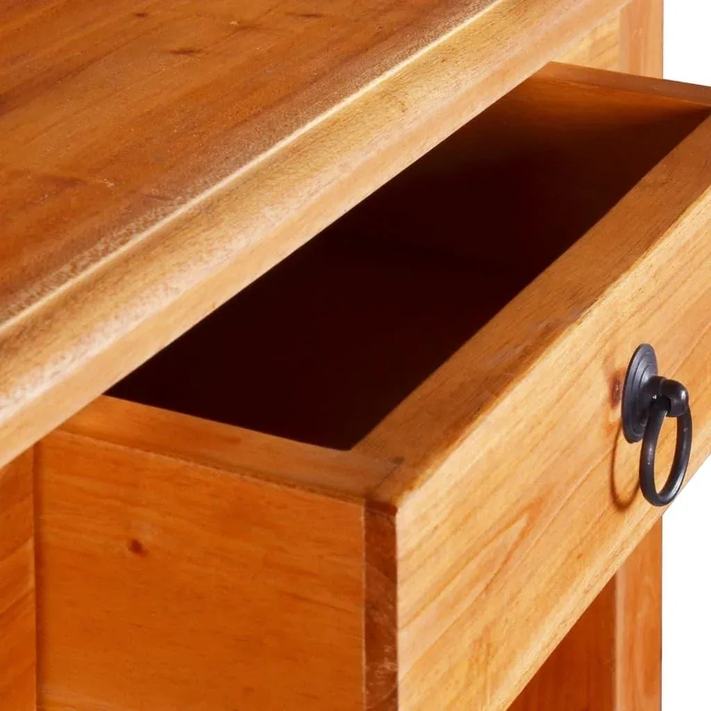 Wall table 60x30x75 cm solid mahogany