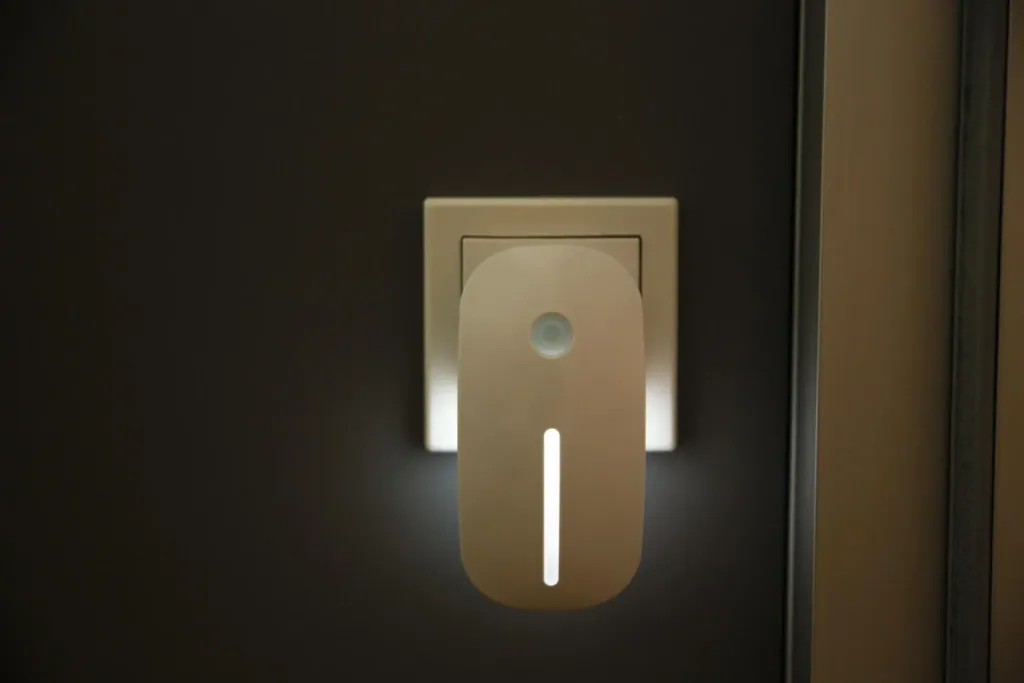 LED night light with twilight switch