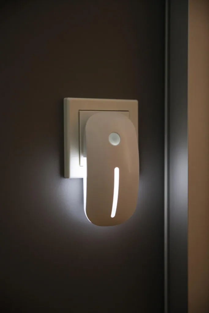 LED night light with twilight switch