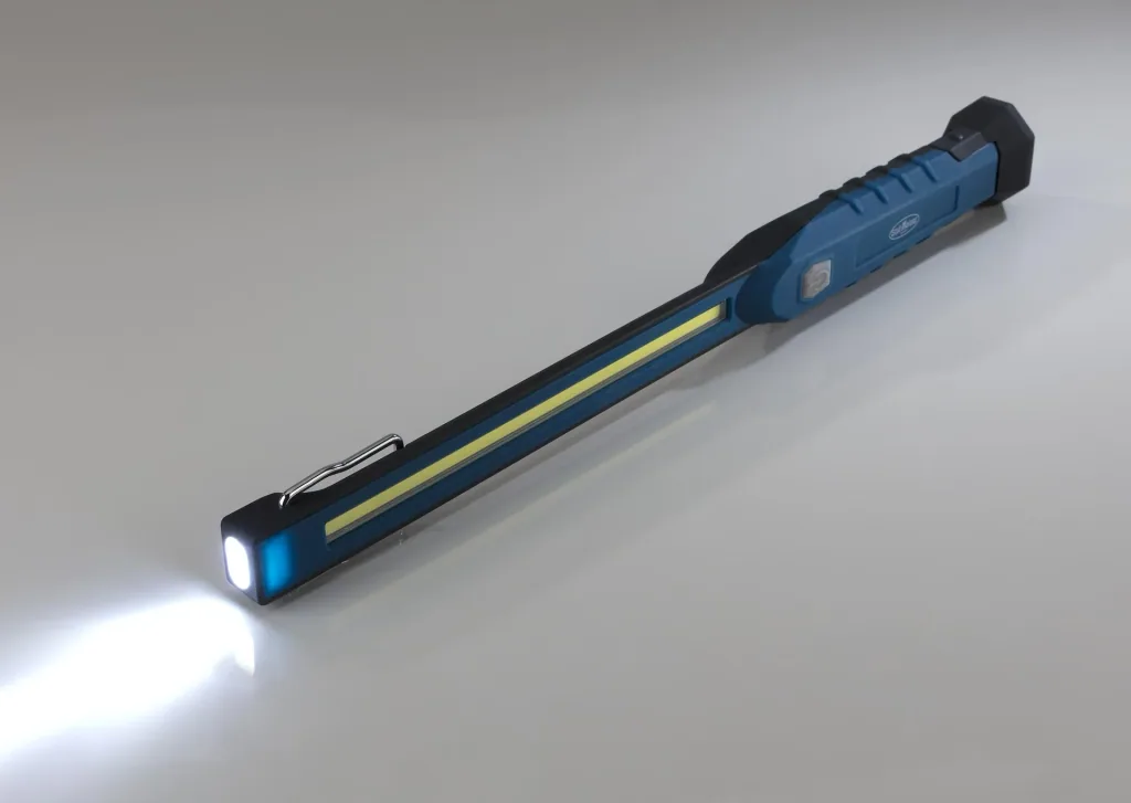 Super Slim rechargeable inspection light with COB work light and flashlight function