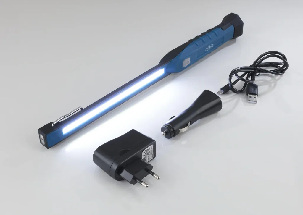 Super Slim rechargeable inspection light with COB work light and flashlight function
