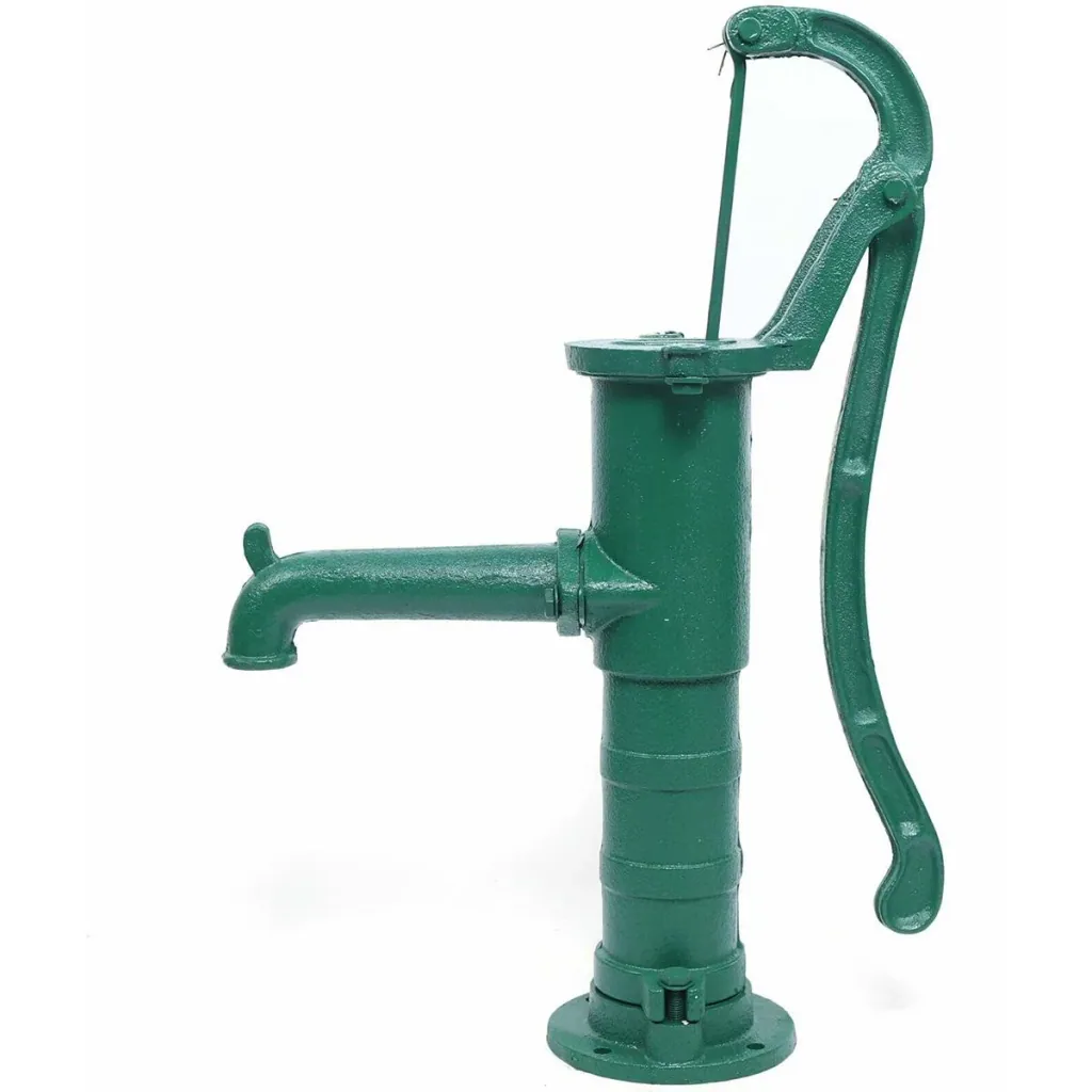 Cast iron hand pump - 1500 l/h - Green