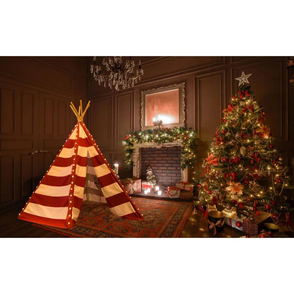 Lumo play tent with lighting (red)