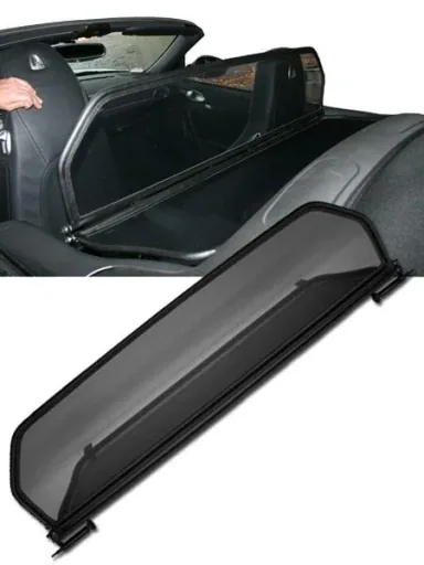 Wind deflector Porsche 911, 2-part horizontally foldable, built 2007-2012