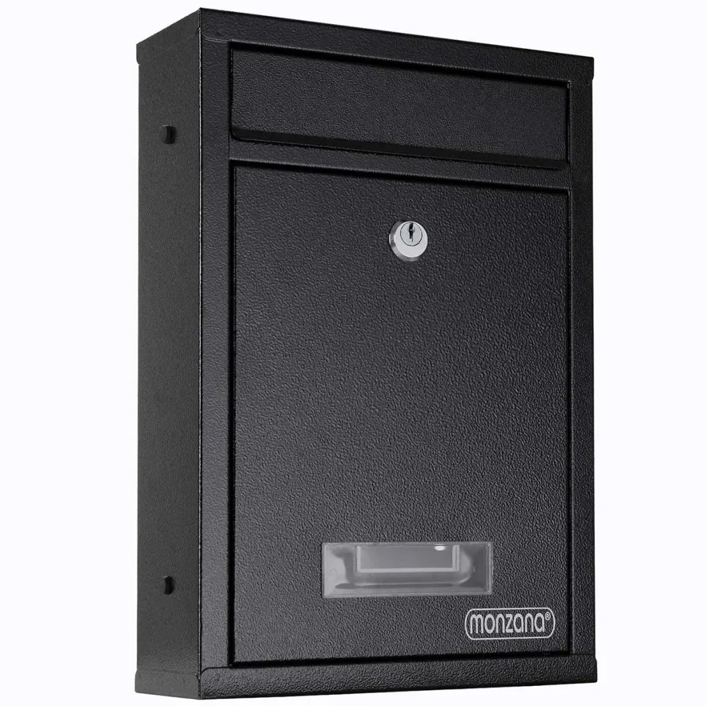 Black mailbox 32x22x9cm