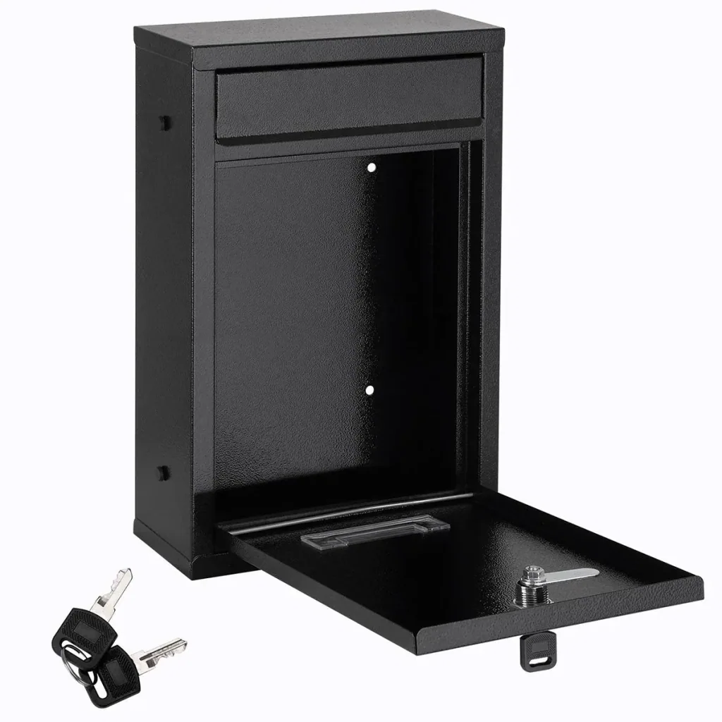Black mailbox 32x22x9cm