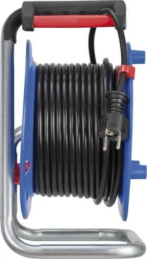 Garant IP20 cable reel, 240mm diameter, with USB port, 25m
