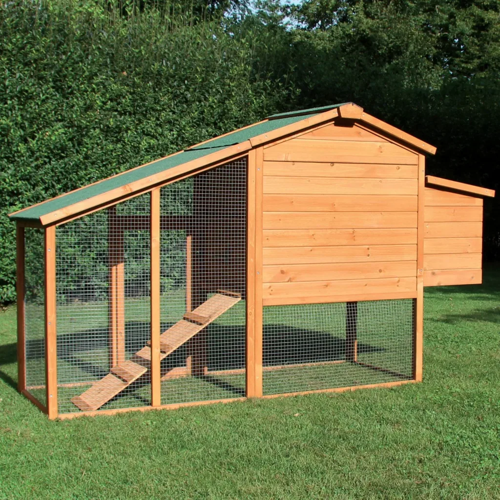 Chicken coop Bertha, 190 x 65 x 114 cm
