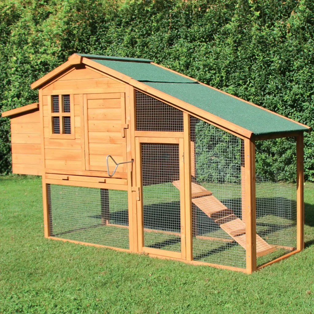 Chicken coop Bertha, 190 x 65 x 114 cm