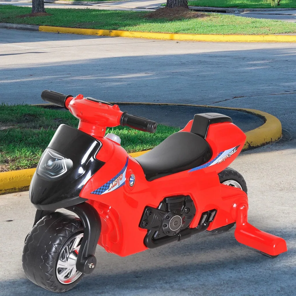 Ride-on vehicle as a motorcycle