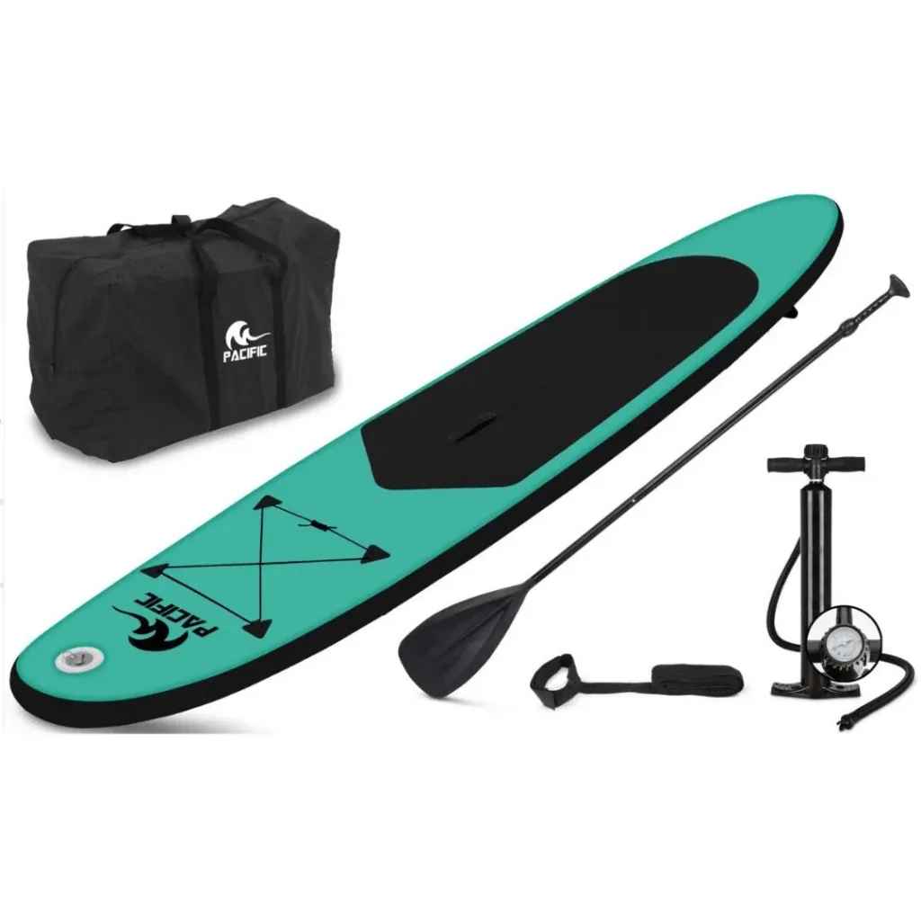 Pacific Ocean Green Sup Board - Special Edition - 285 cm - 6-piece set - Green