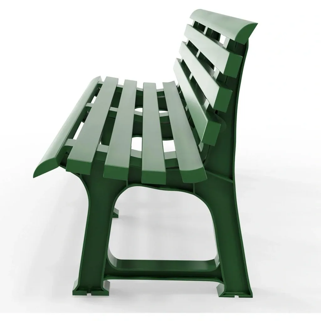 Garden bench Orchidea green 145x49x74 cm