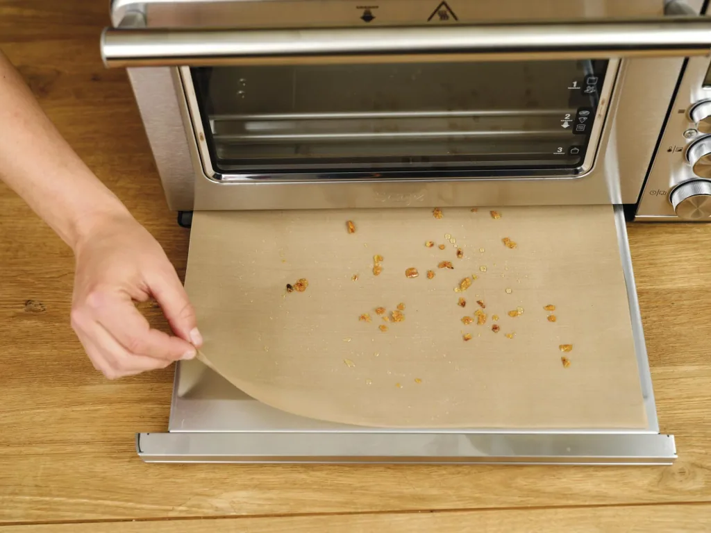 Hot air fryer/mini oven baking and protective film, 2-part 31 x 40/ 33 x 40 cm