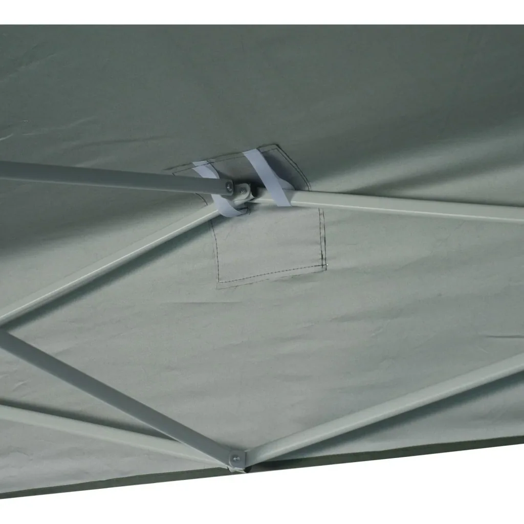 Folding gazebo including 4 side panels Green 3x4.5m gazebo