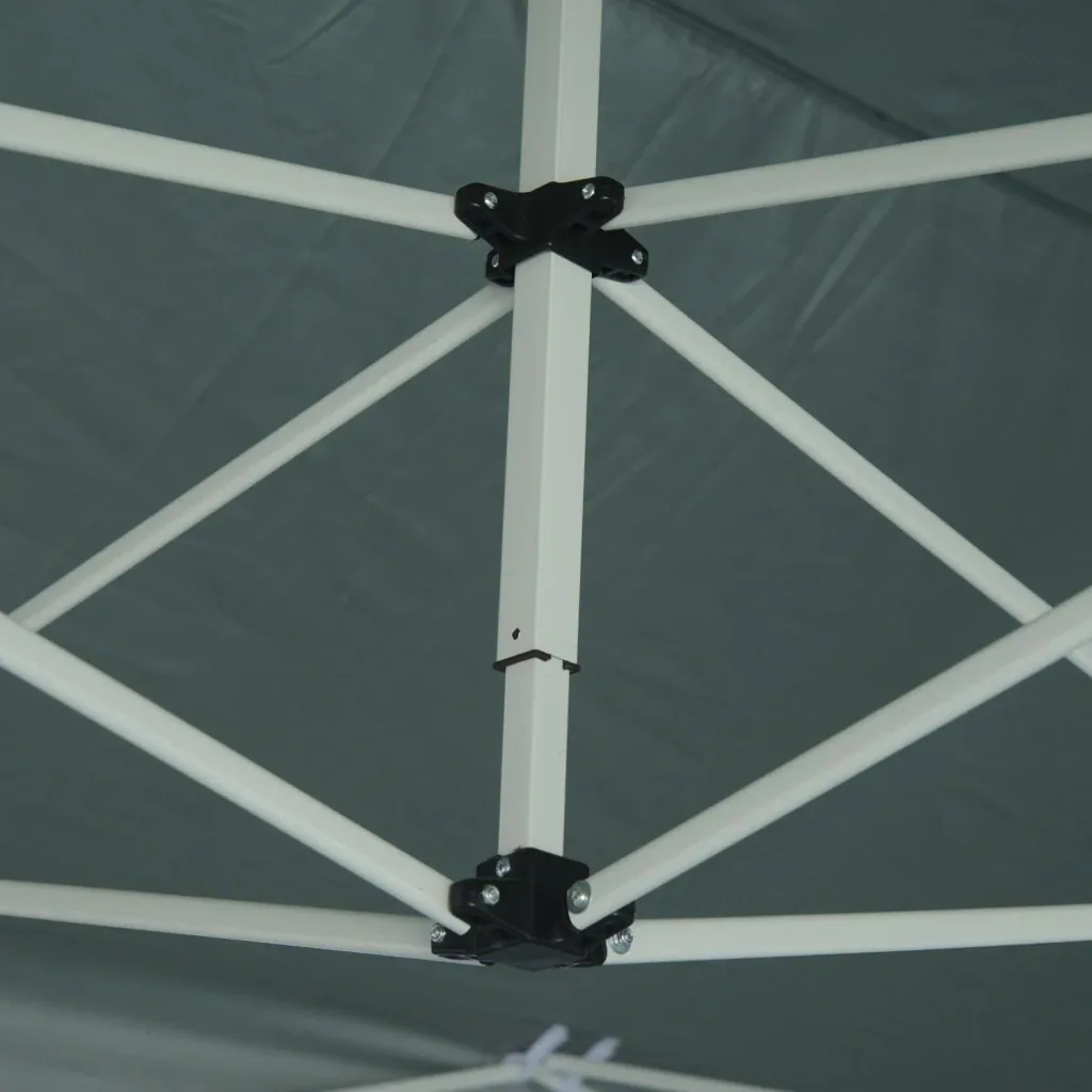 Folding gazebo including 4 side panels Green 3x4.5m gazebo