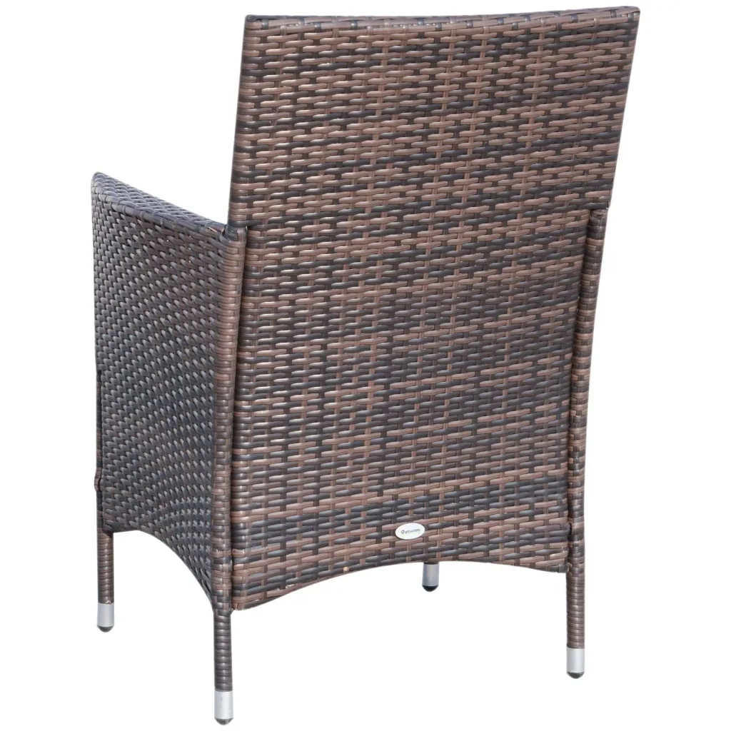 Rattan seating group as a 3-piece set
