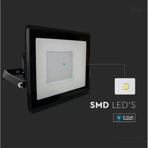 VT-158 LED Floodlight - 50 W - 4000 Lm - 6500K - Black
