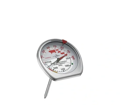 BBQ, roast and oven thermometer stainless steel