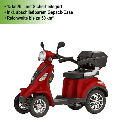 4-Rad E-Mobile Palermo 25 km/h rot