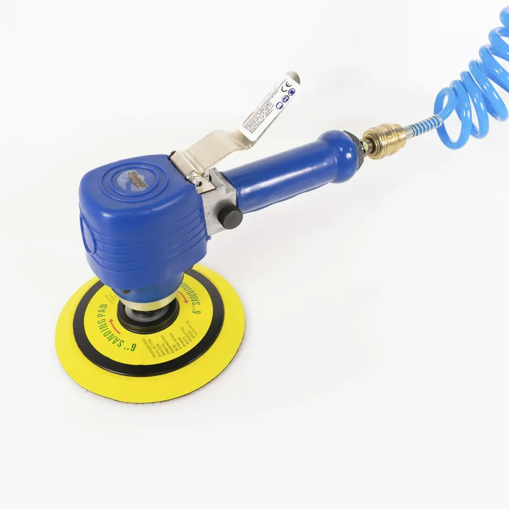 Pneumatic eccentric sander, 15 cm