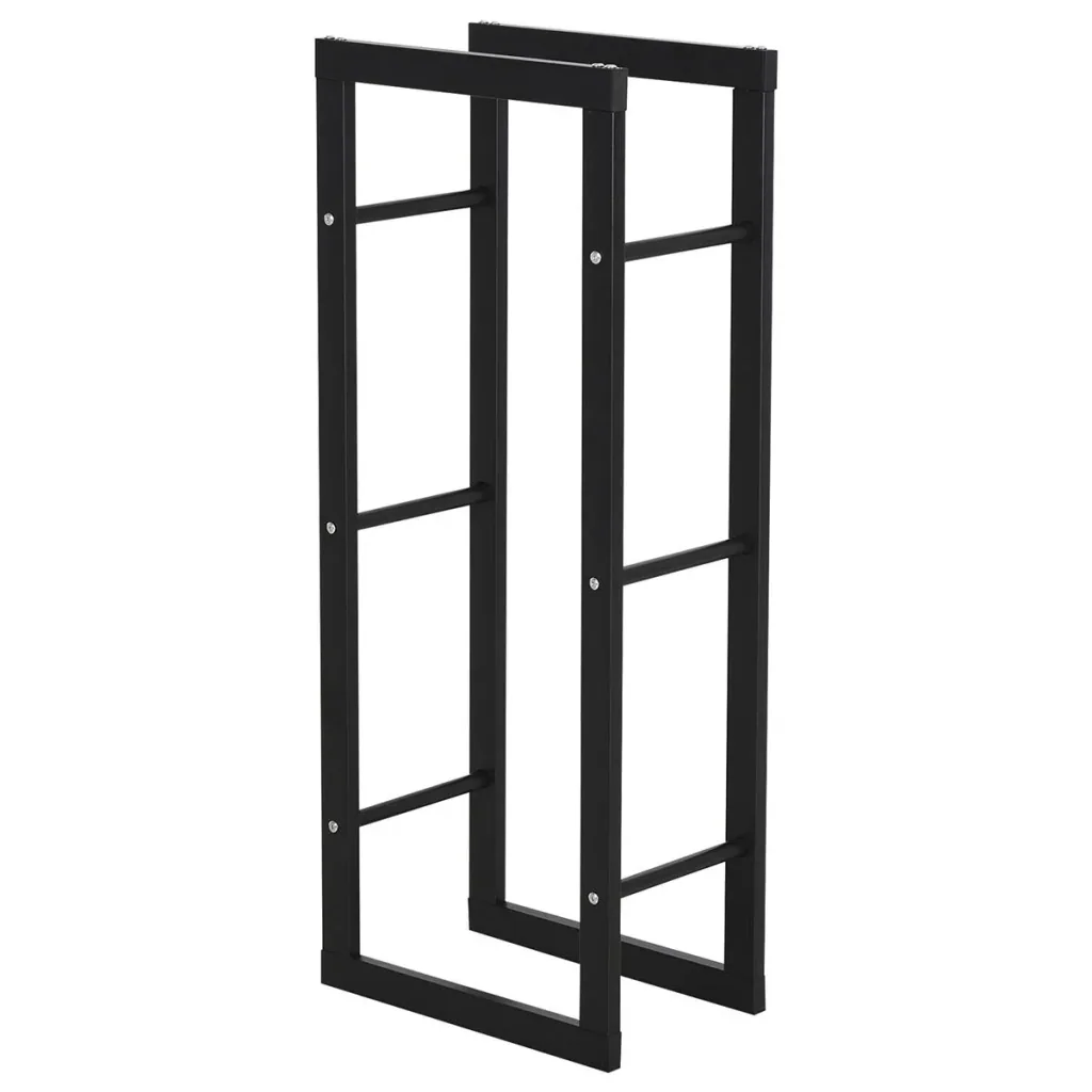 Firewood rack black