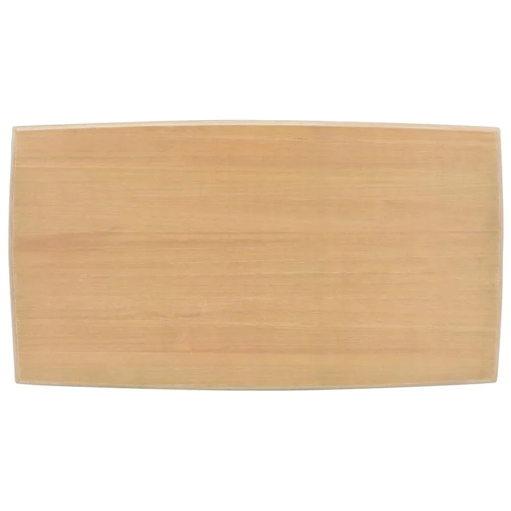 Coffee table 110x60x40 cm solid pine grey and brown